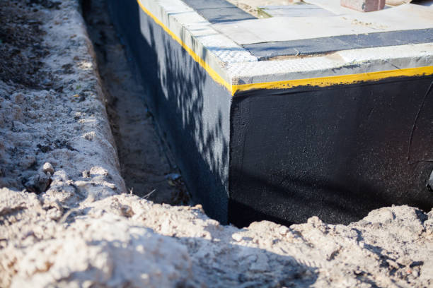 Professional Waterproofing technician working in Franklin, WI